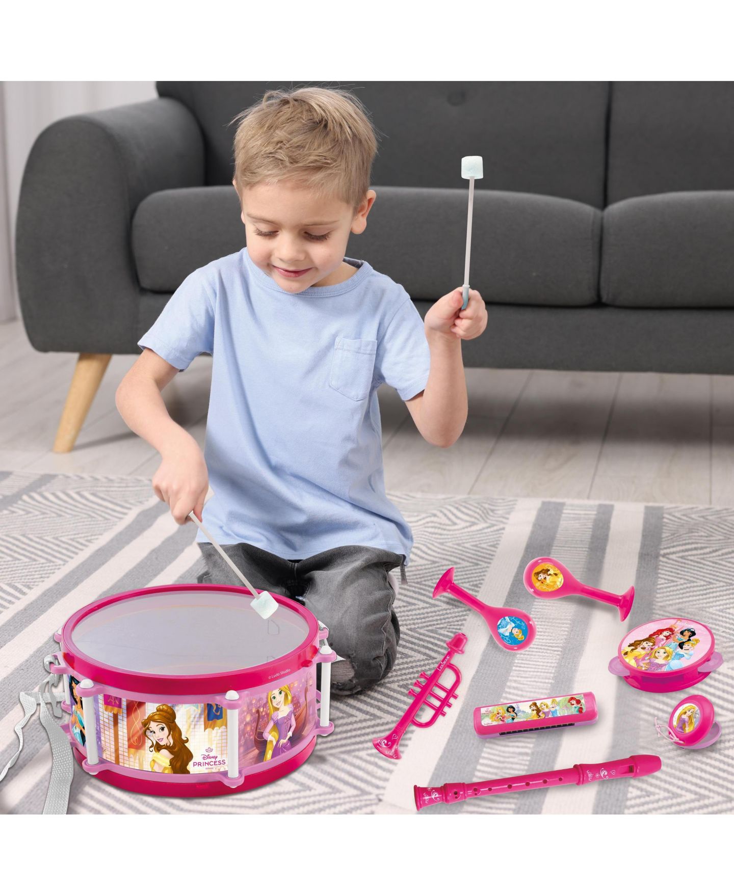 Детские игрушки Disney Princess 7-Piece Music Instruments Set, K360DP, Ages 3+ — фото 4