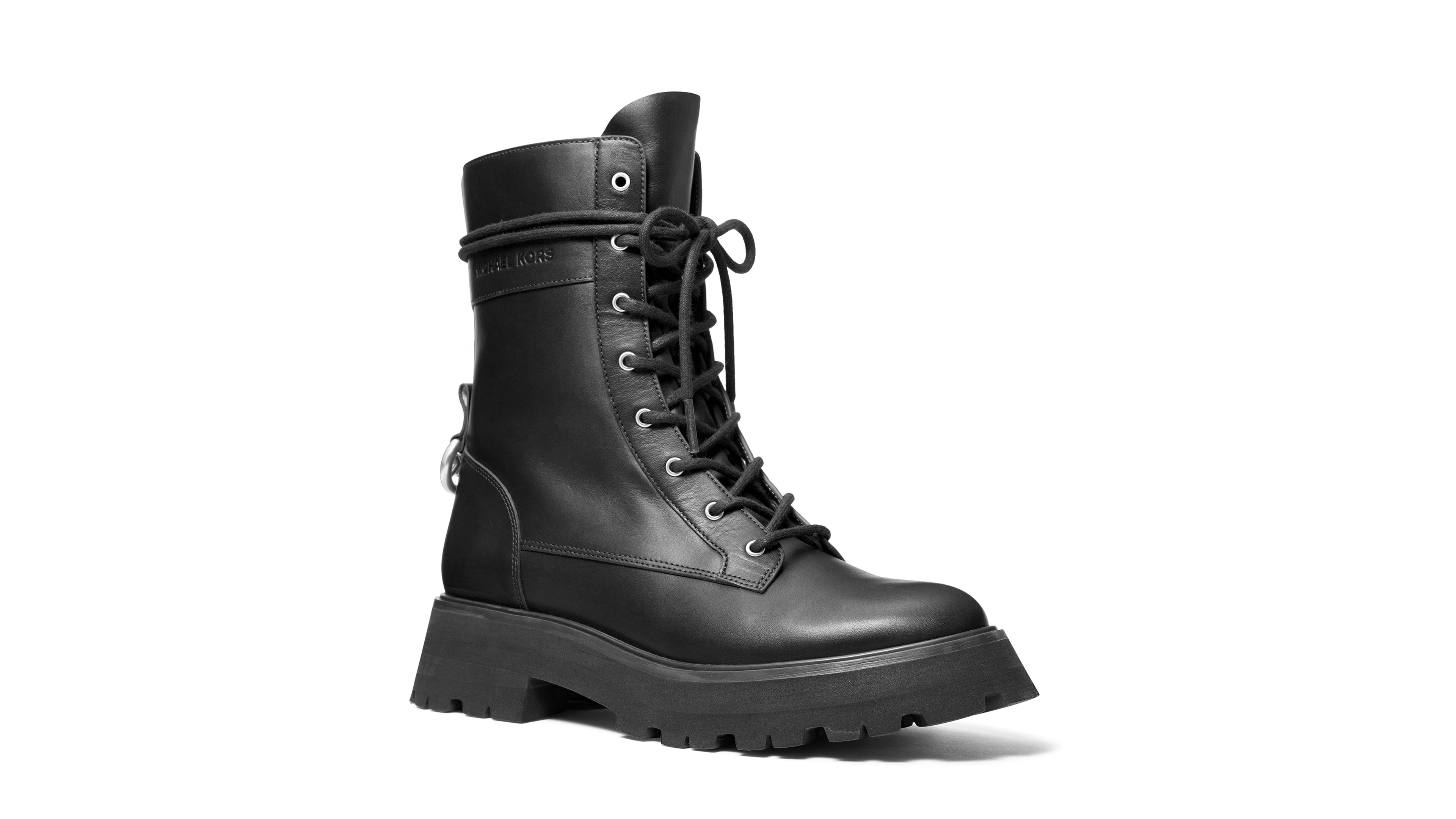 Michael Kors Women's Caleb Lug Zipper Booties