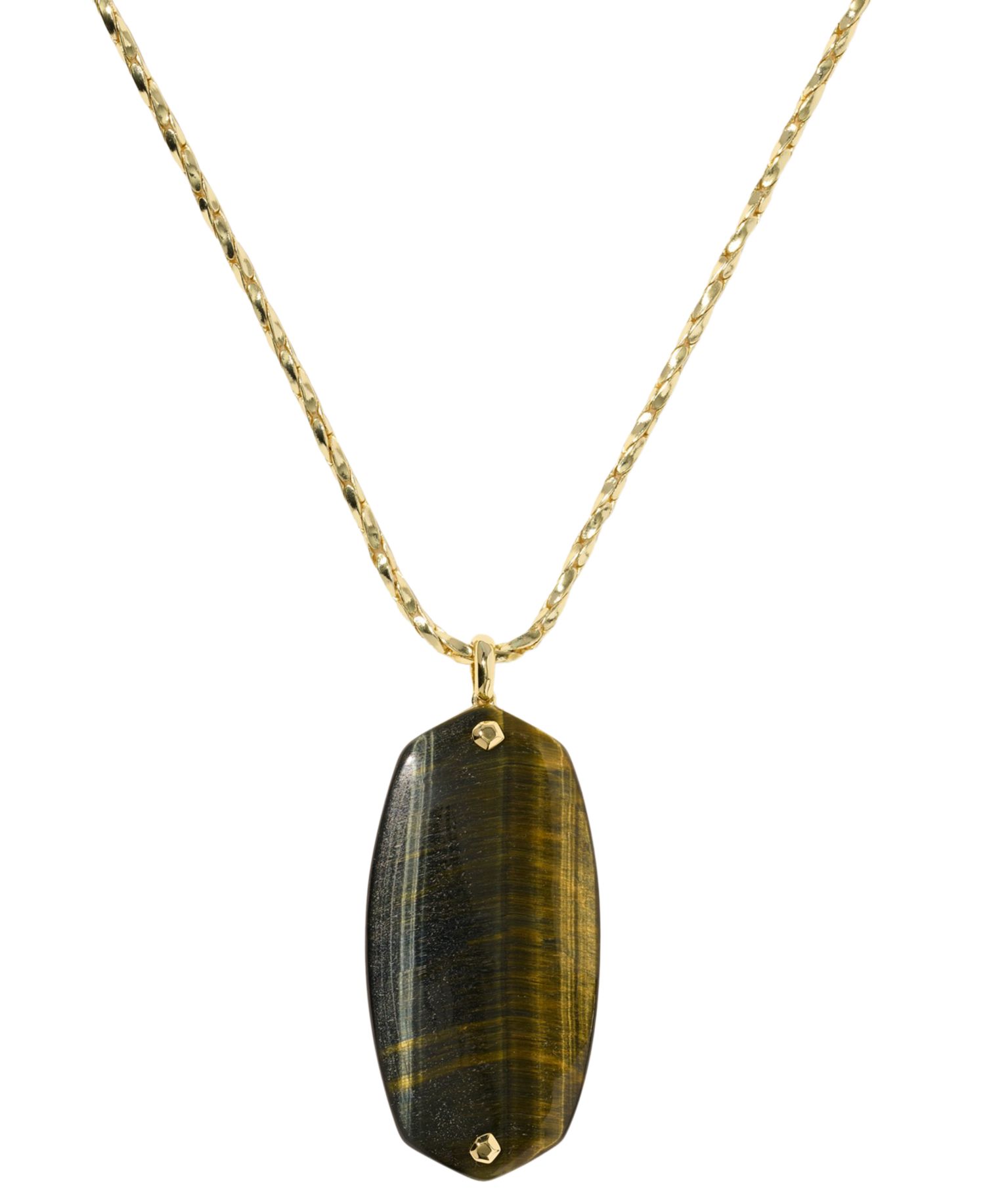 Glass Danielle Riveted Hammered Long Pendant Necklace