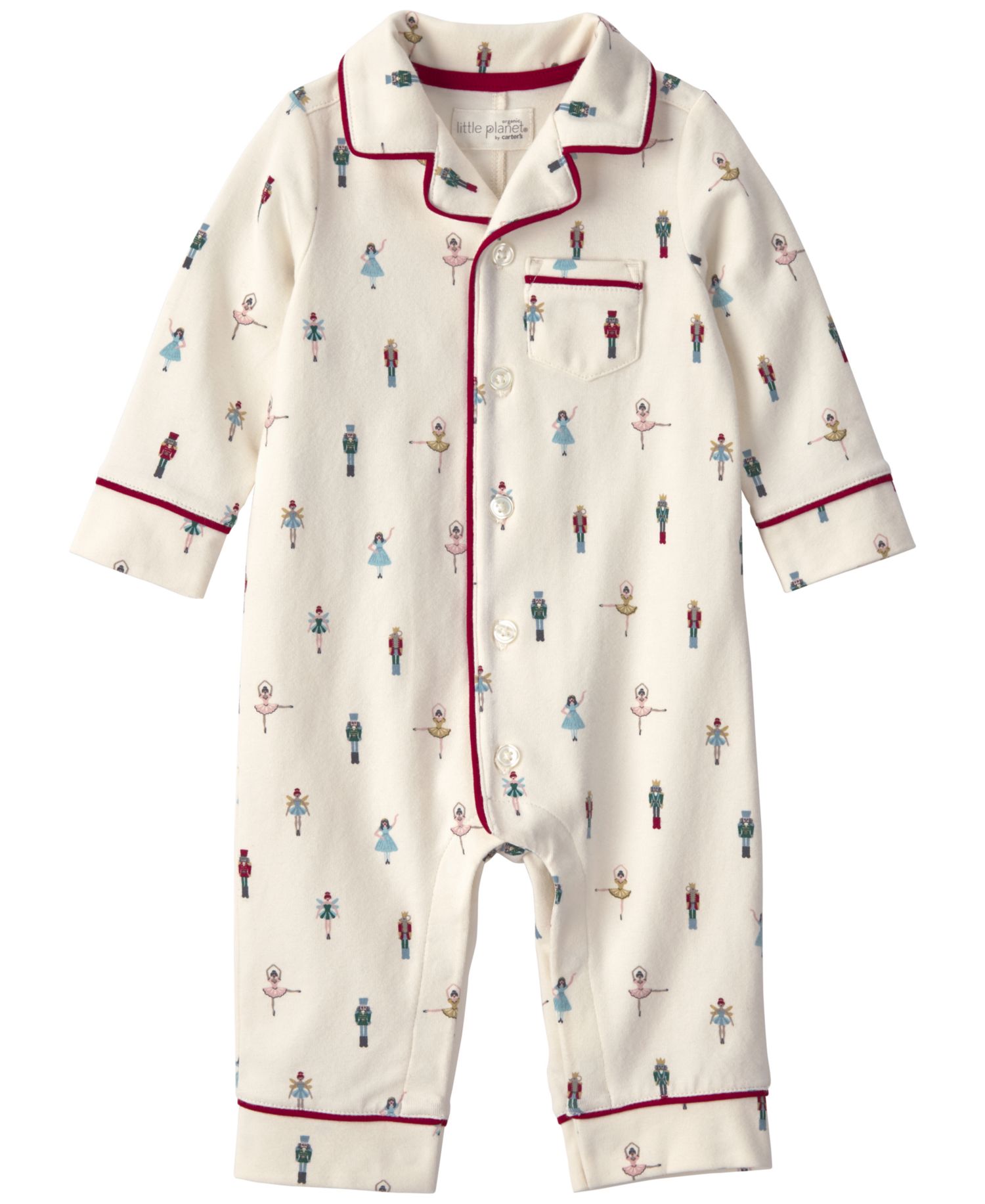 Baby Boys' or Baby Girls' Nutcracker Long-Sleeve Jumpsuit