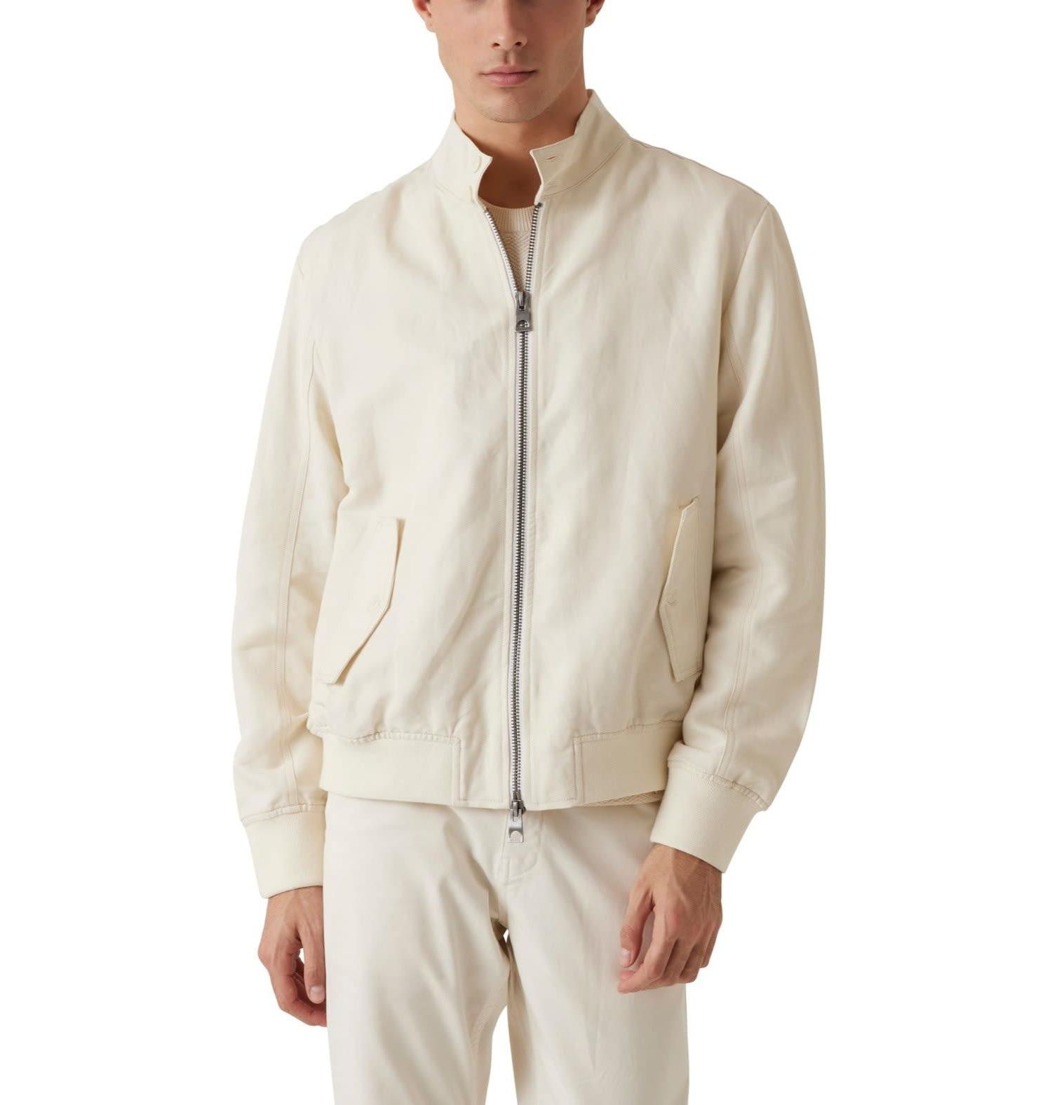 Men's Nolan Linen Harrington Jacket
