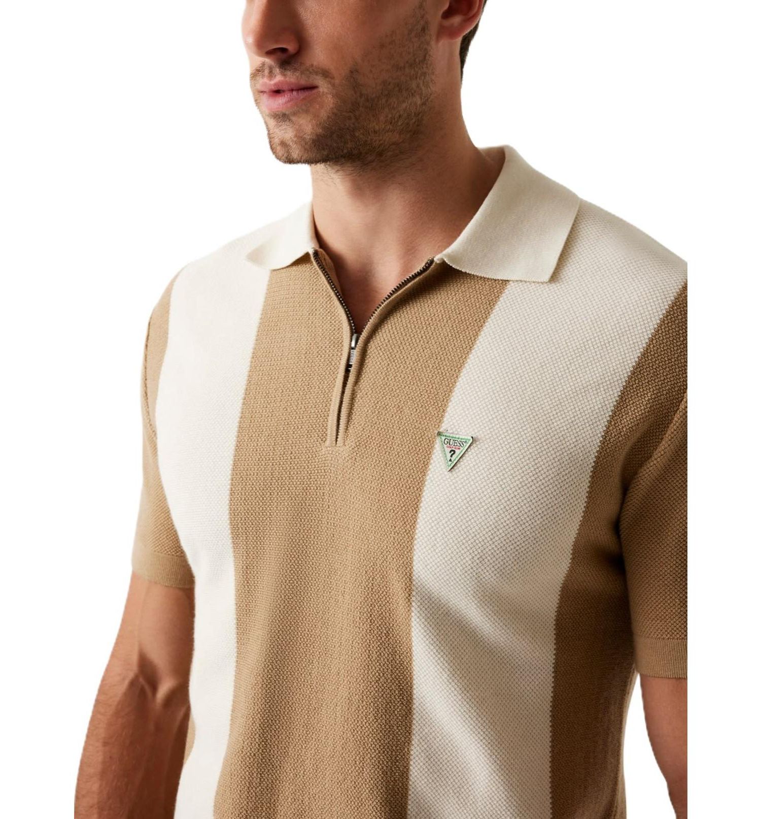 Men's Humphrey Colorblocked Stripe Sweater Polo