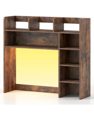 35.5-Inch LED Desktop Bookshelf with Monitor Clearance