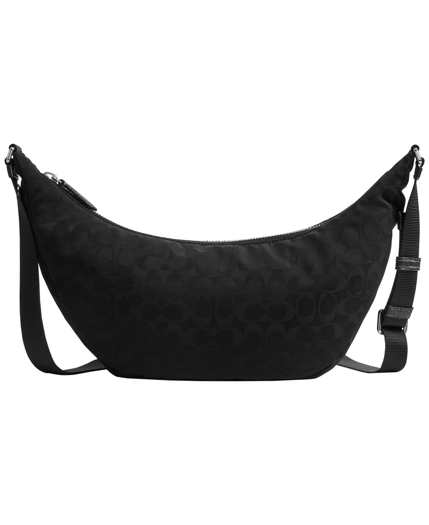 Men's Leon Nylon and Leather Adjustable-Strap Zip-Top Sling