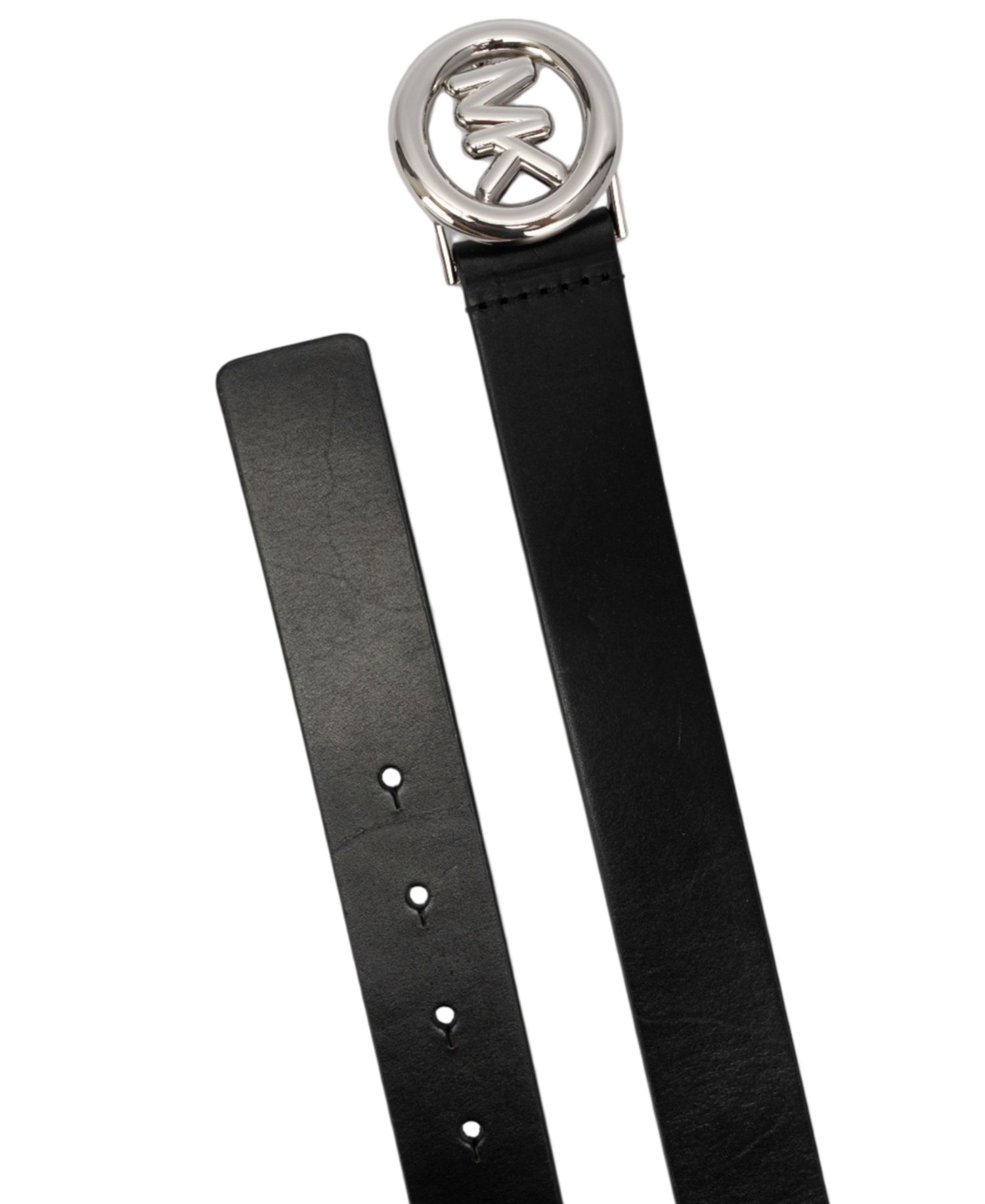 MICHAEL Burnished Leather Belt
