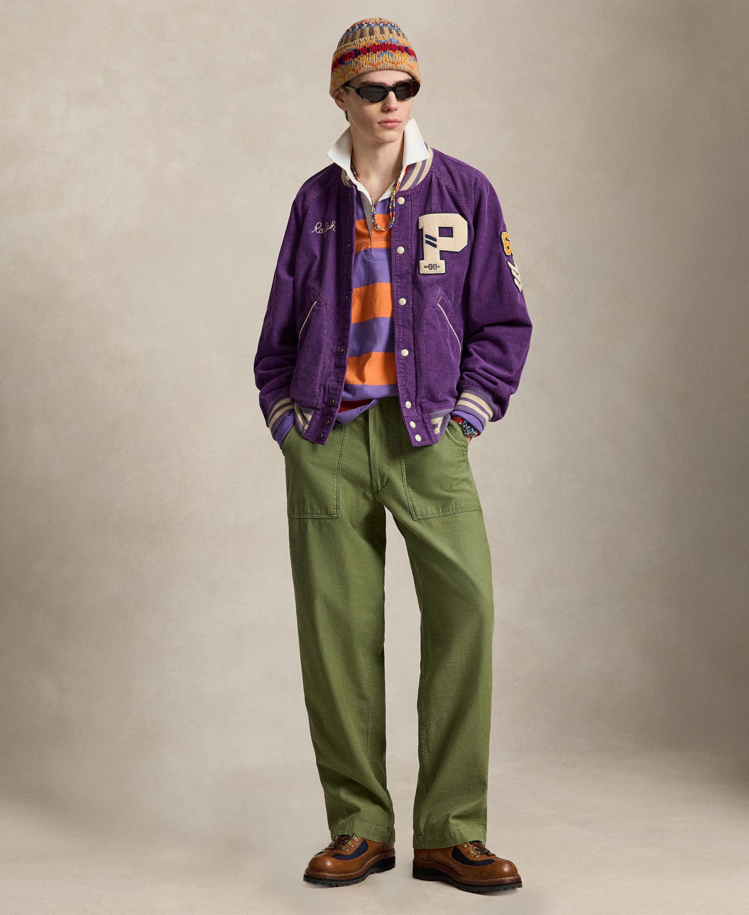 Men's Relaxed Fit Reverse-Sateen Utility Pants