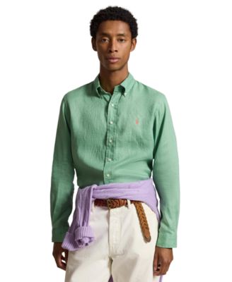 Men's Classic-Fit Linen Shirt	
