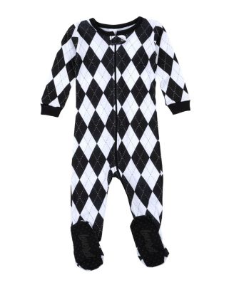 Baby One Piece 0M -24M Argyle Cotton Footed Pajamas