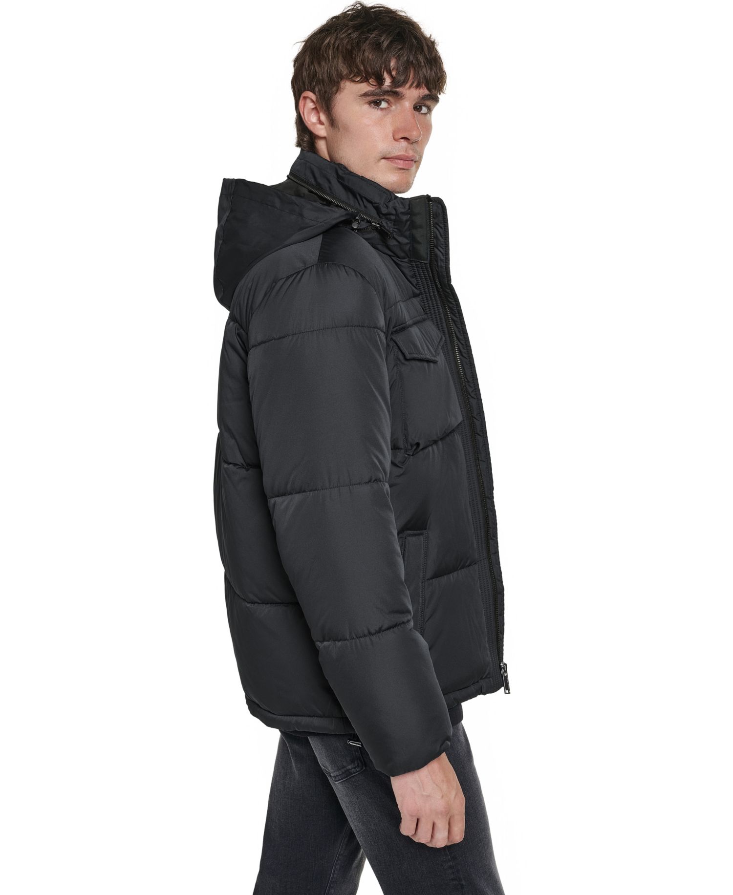 Men's Puffer with Chest Pockets