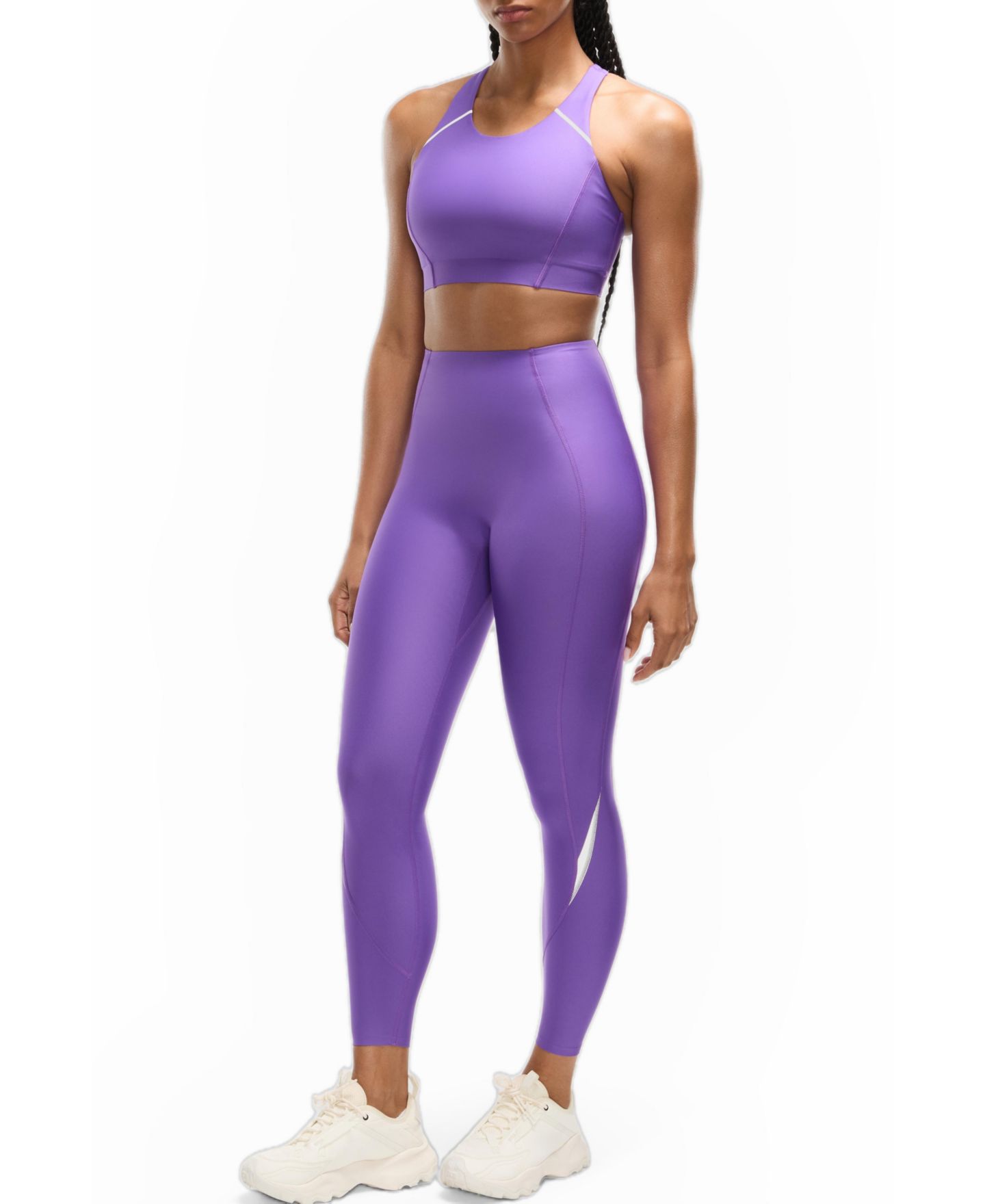 Женские леггинсы Peloton PaceForm High-Rise With Pockets, цвет: Яркий фиолетовый — фото 3