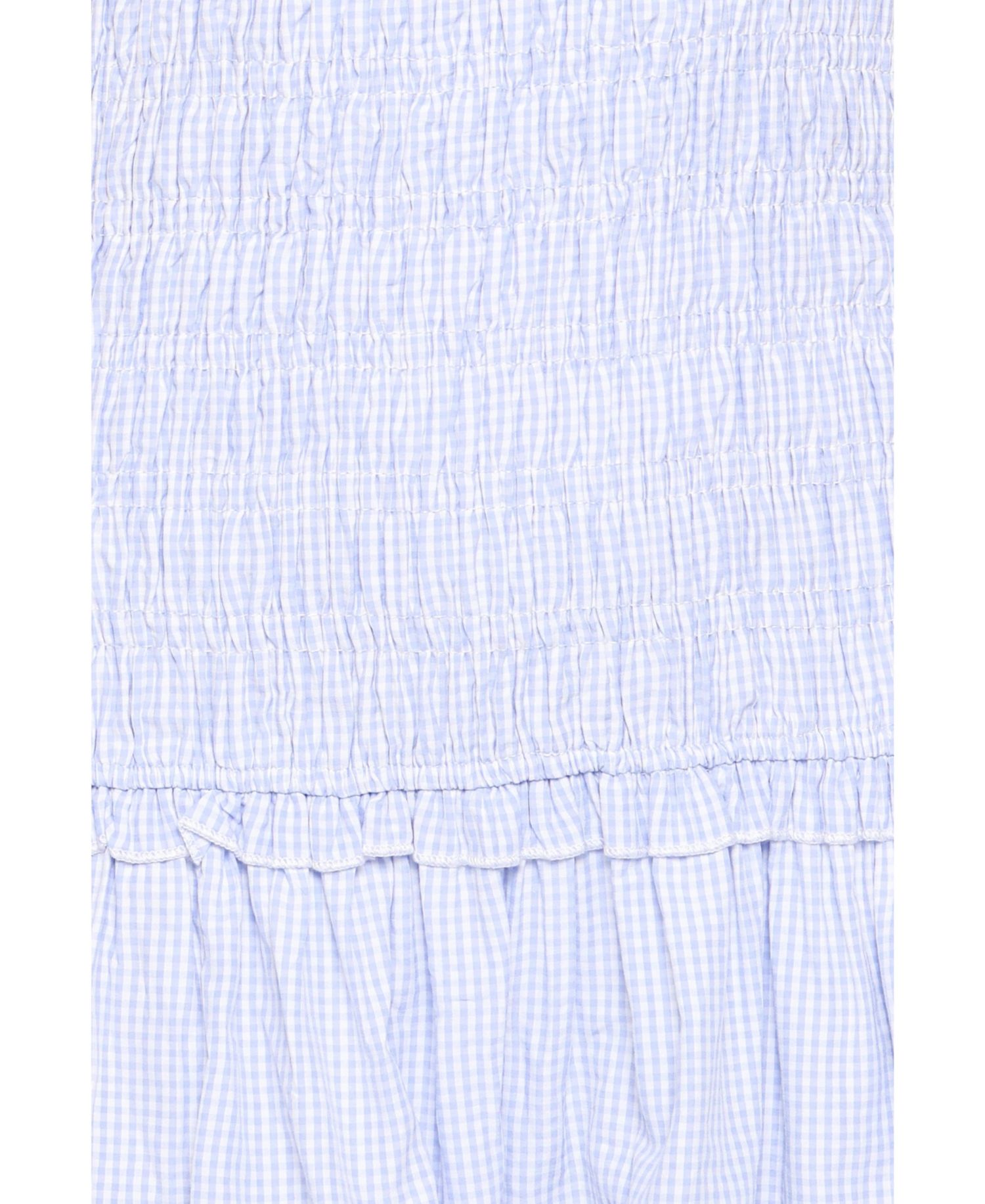 Women's Kaelyn Fit & Flare Puff Sleeve Gingham Mini Dress