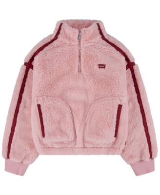Girls' 7-16 Sherpa Half-Zip Pullover