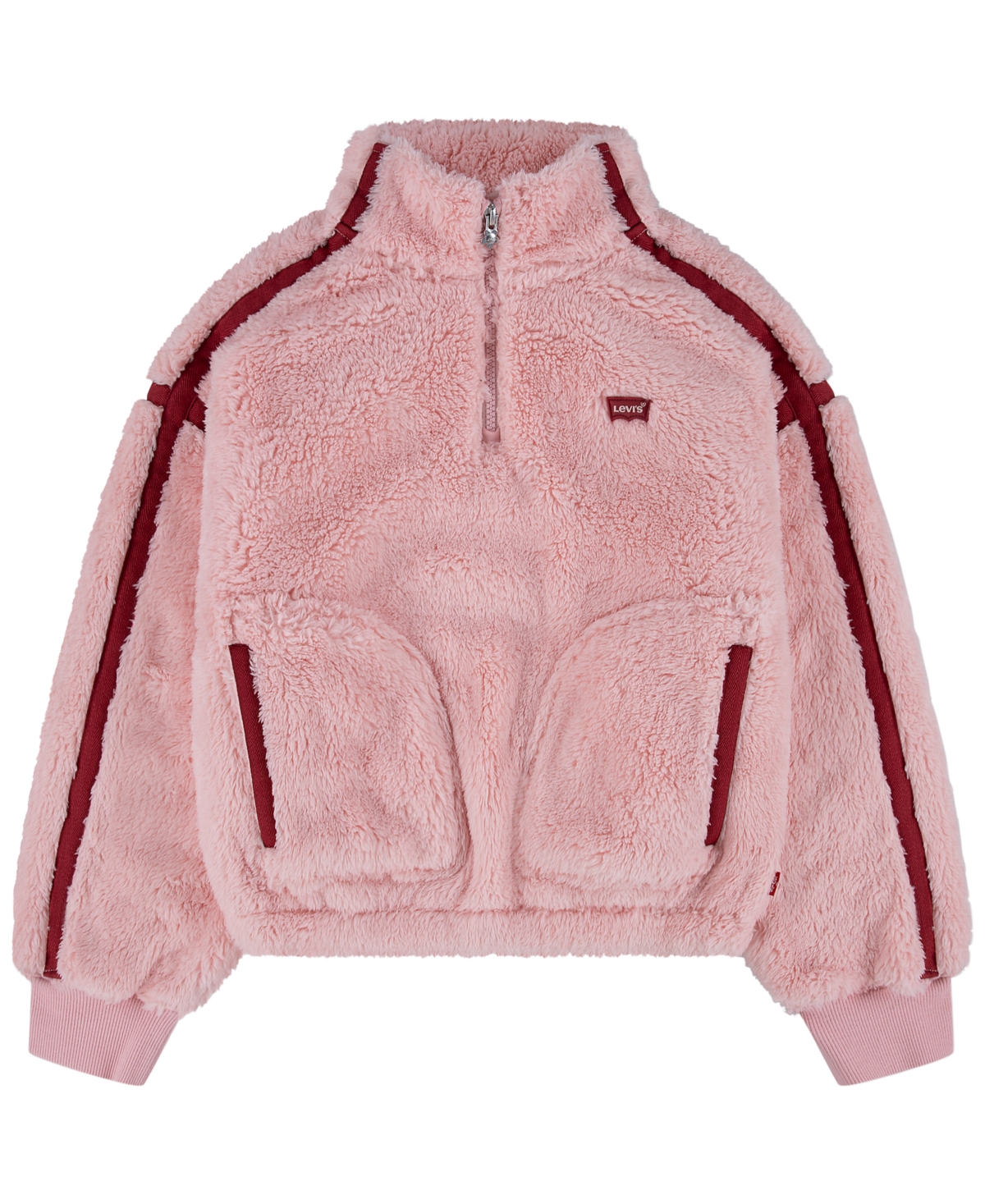Levi's Girls' 4-16 Sherpa Half-Zip Pullover