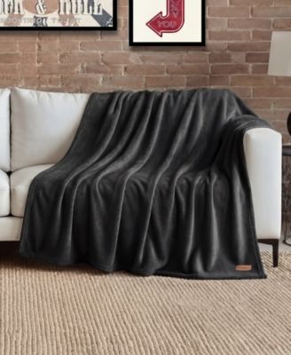 Solid Plush Throw, 50" x 70"