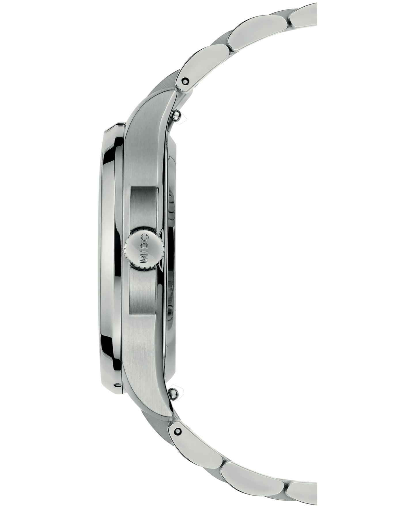 Часы Mido Unisex Swiss Automatic Multifort TV 35 Blue Mother of Pearl Stainless Steel 35mm — фото 3