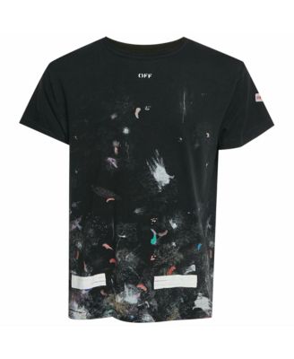 Women's Galaxy Brushed Paint Splatter T-Shirt