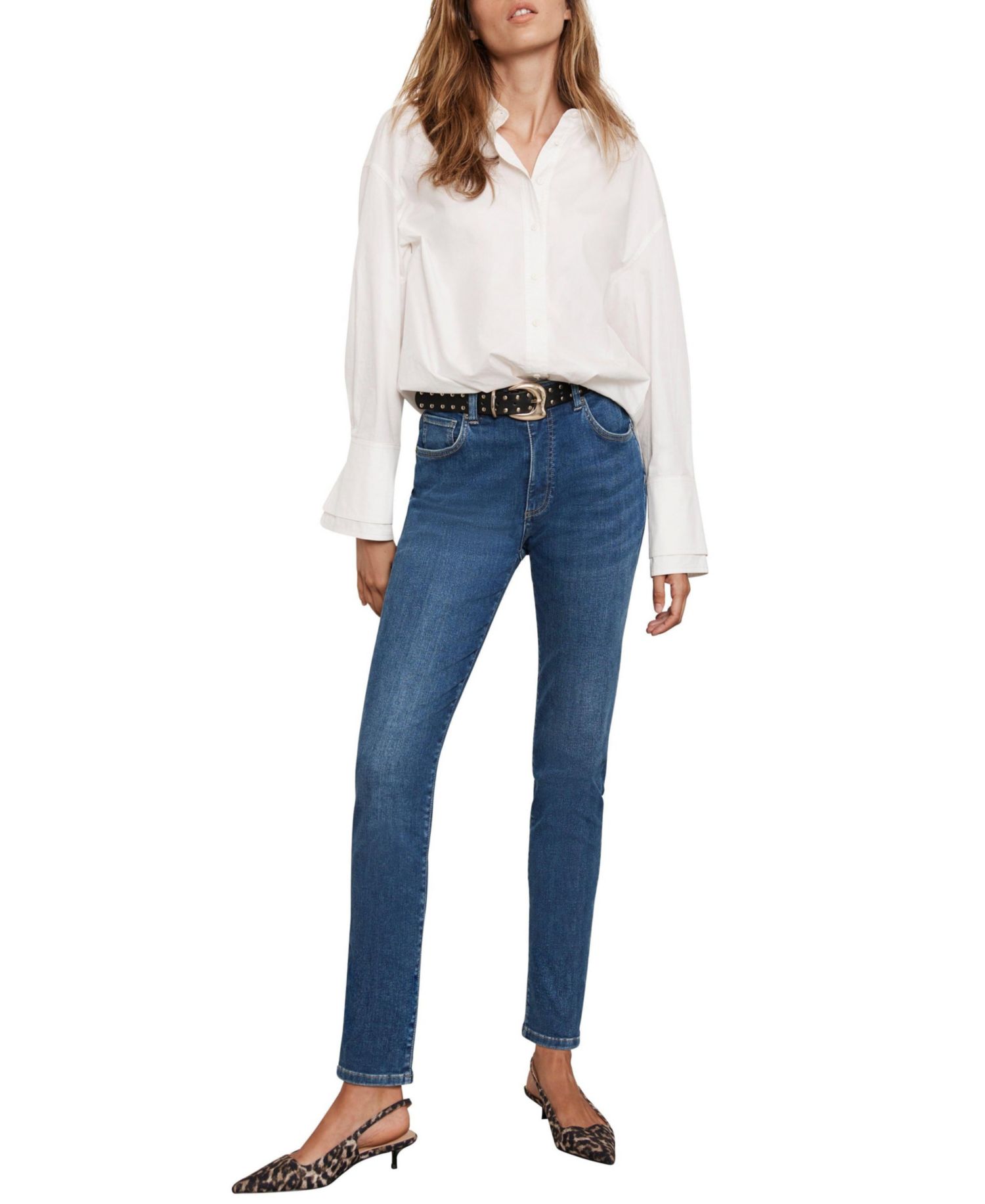 Women's Sculpting Mid-Rise Skinny Ankle-Length Denim Jeans
