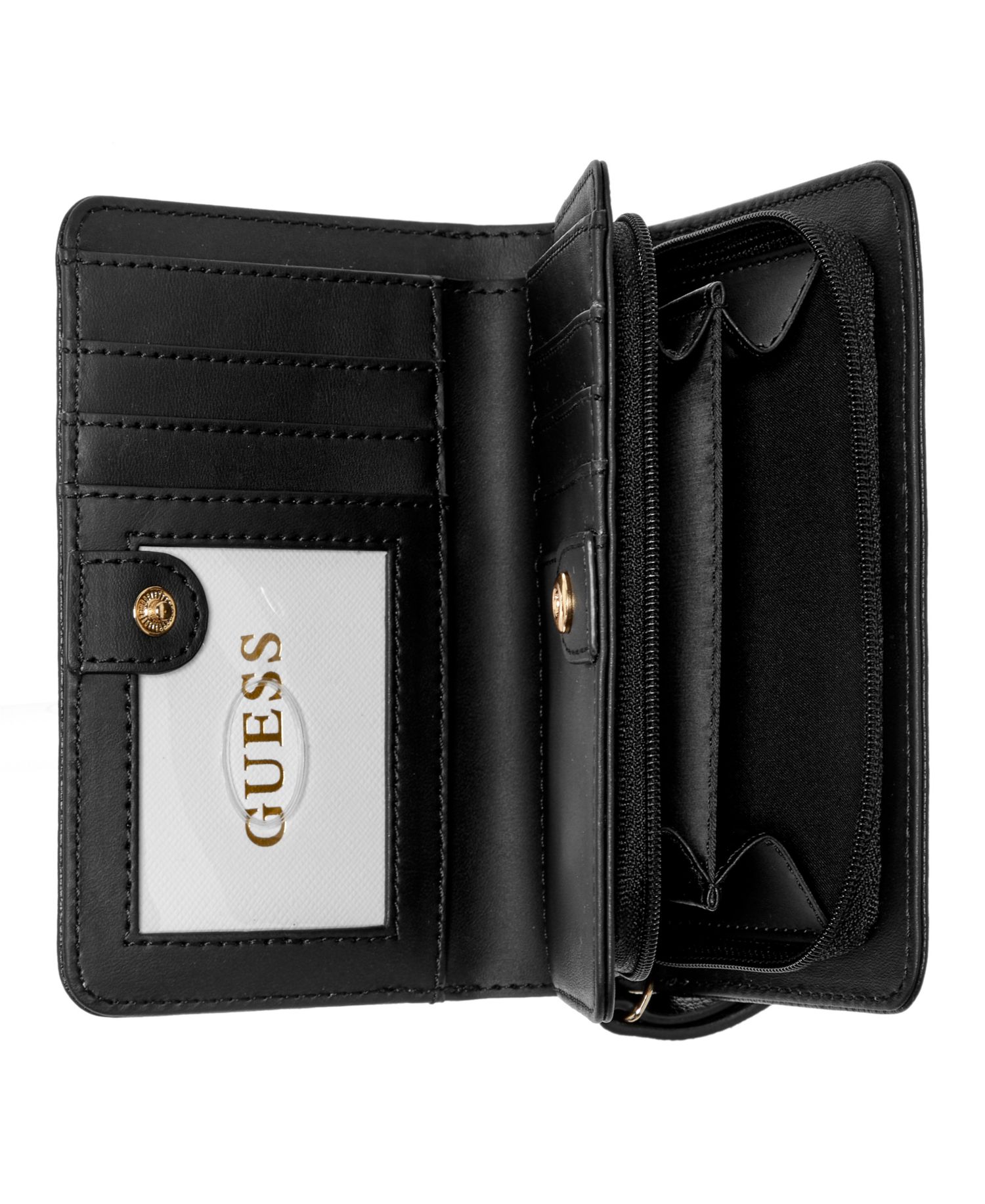 Shimmer Zip-Top French Wallet