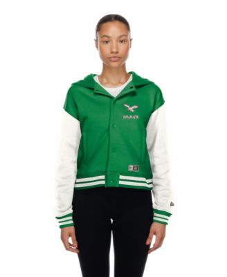 Women's Philadelphia Eagles Throwback Hooded Fleece-Lined Jacket