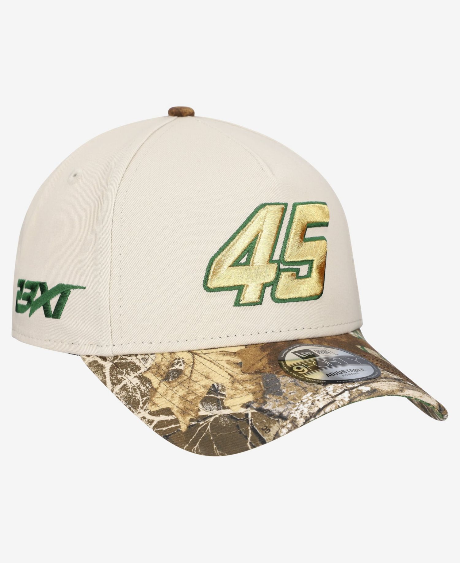 Men's Cream Tyler Reddick Realtree A-Frame 9FORTY Adjustable Hat