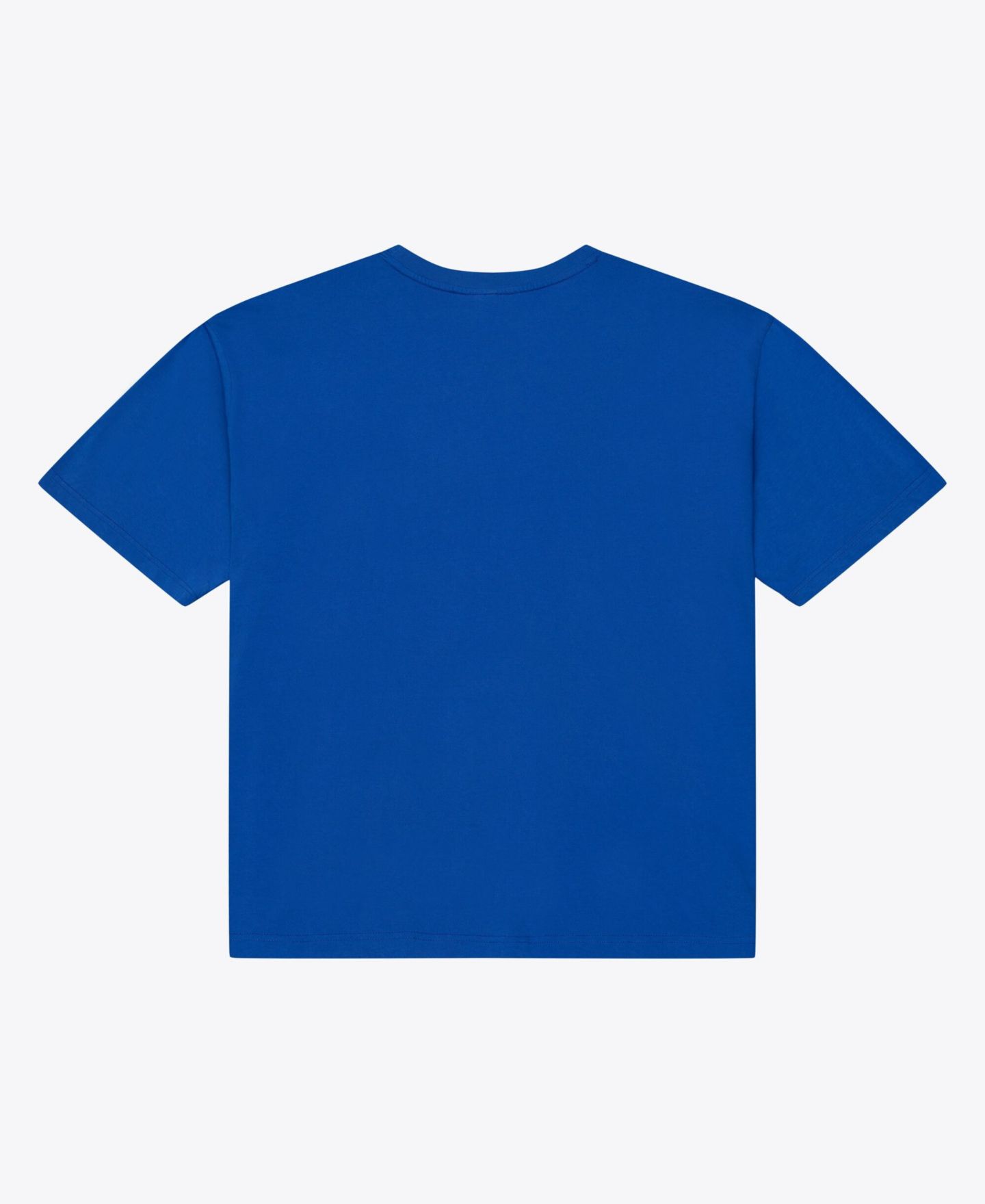 Мужская футболка Mitchell & Ness Royal New York Giants Core Essentials Micro Logo — фото 2