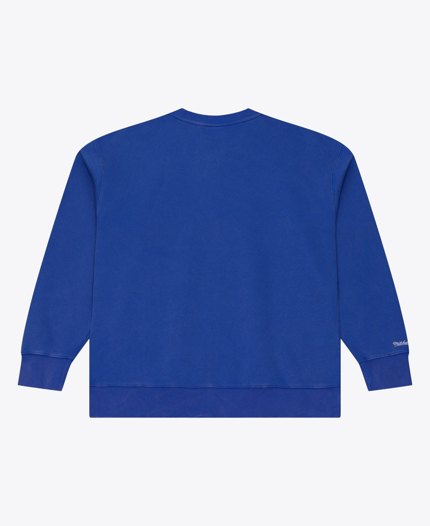 Men's Royal New England Patriots Core Essentials Micro Logo Fleece Sweatshirt