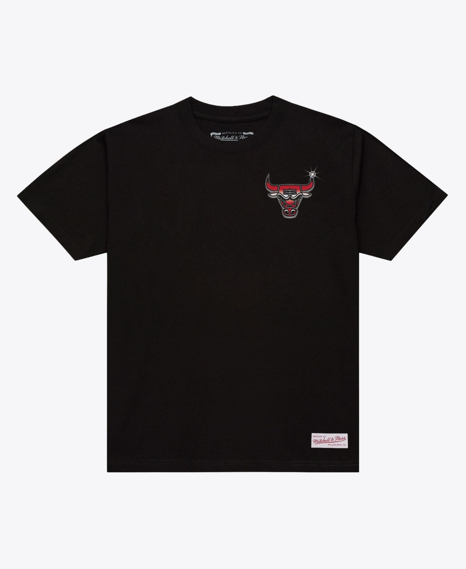 Men's Black Chicago Bulls Airbrush T-Shirt