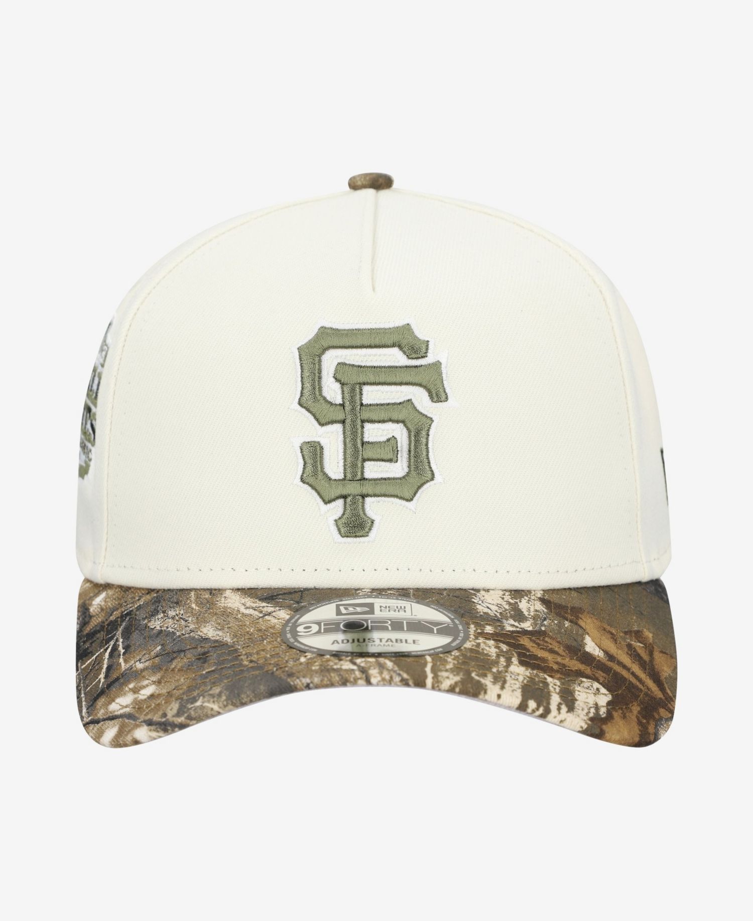 Men's Cream/Realtree Camo San Francisco Giants 9FORTY A-Frame Adjustable Hat