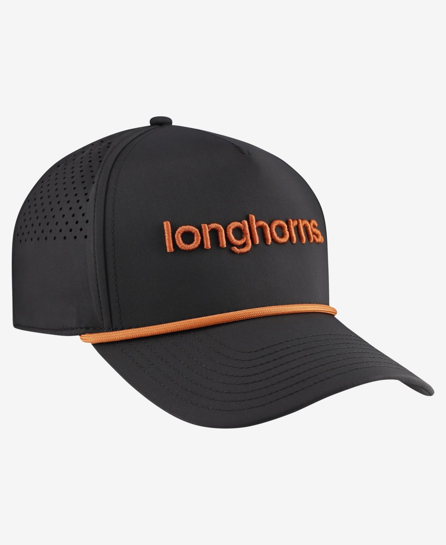 Men's Black Texas Longhorns Statement Adjustable Rope Hat