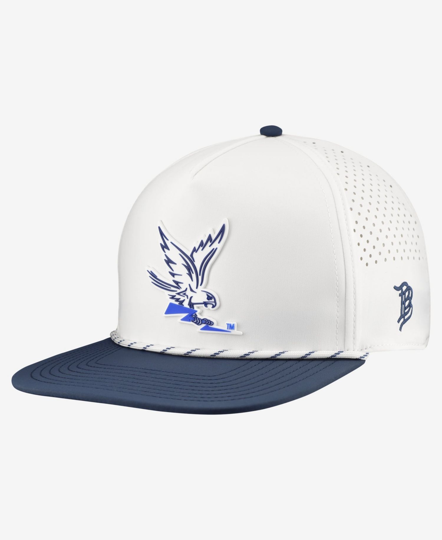 Men's White/Navy Air Force Falcons Classic Adjustable Rope Hat