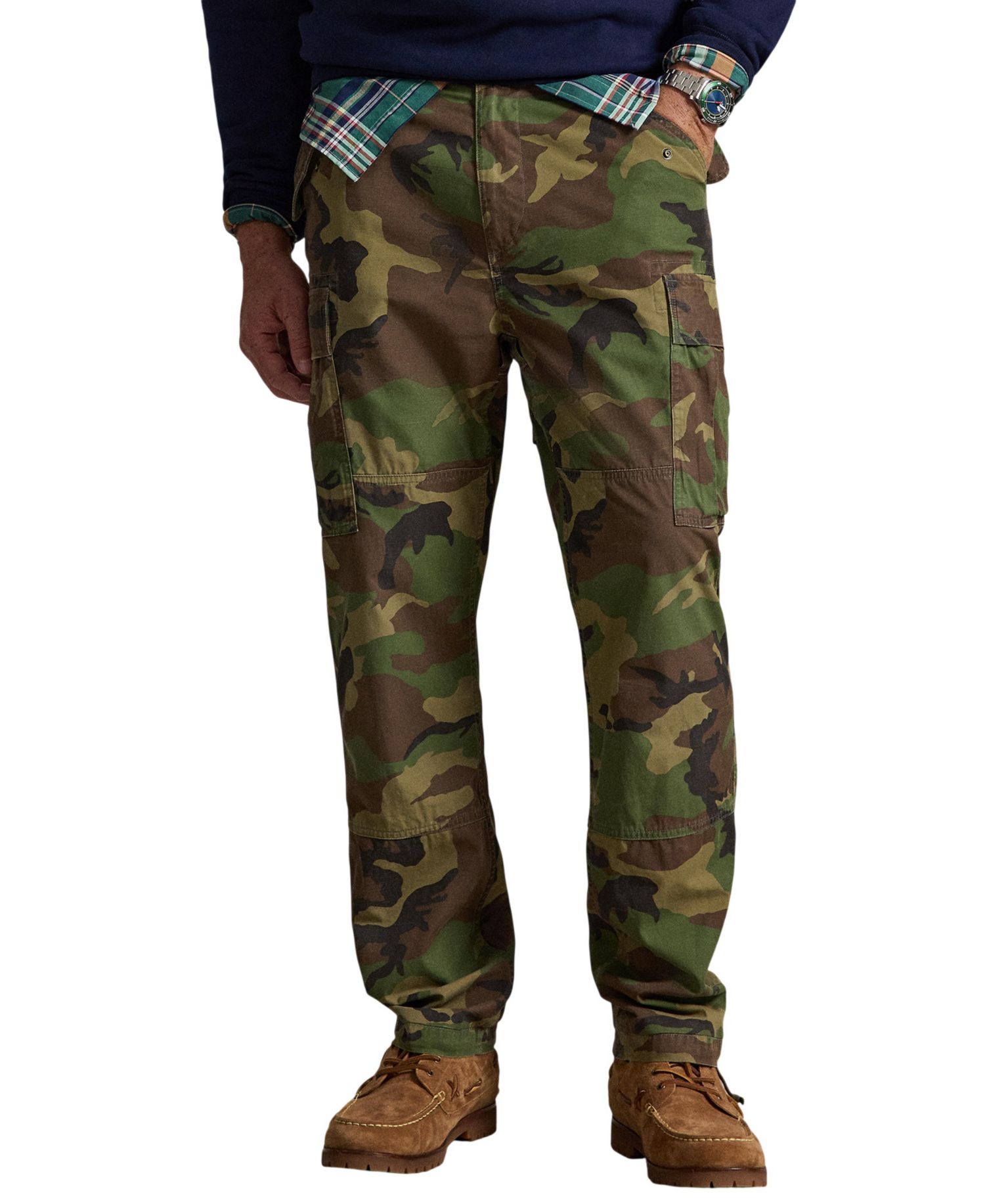 Men's Big & Tall Camo Cargo Pants