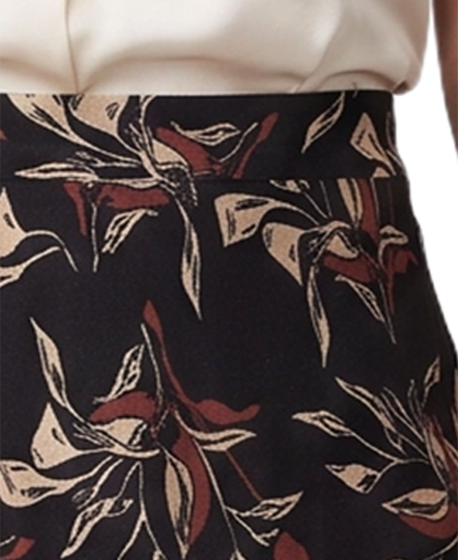 Women's A-Line Midi Pull-On Skirt