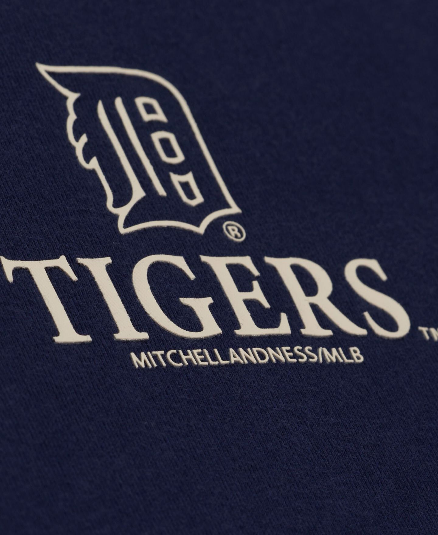 Мужская футболка Mitchell & Ness Navy Detroit Tigers Core Essentials — фото 3