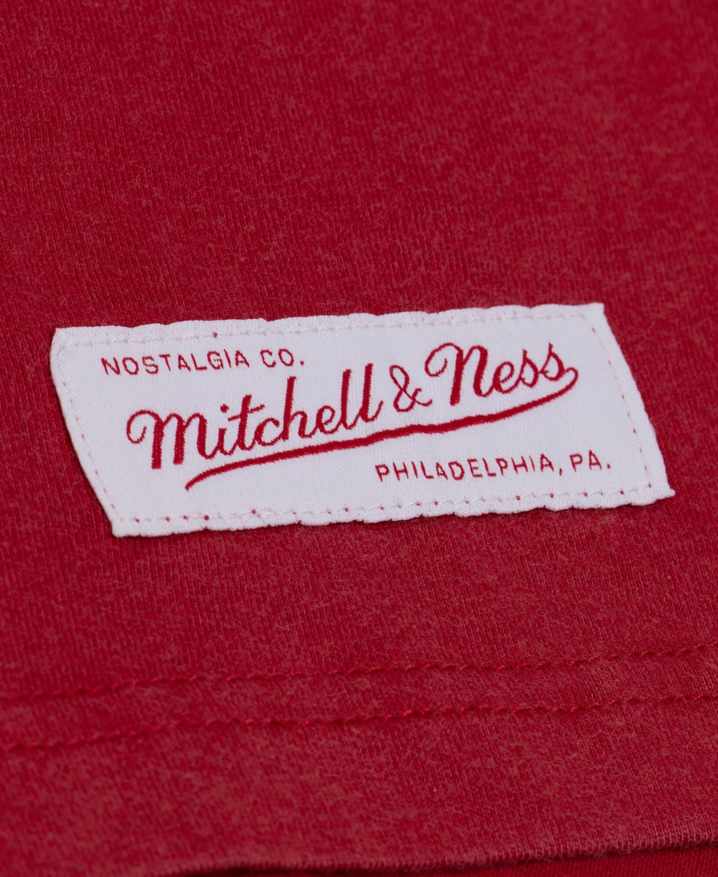 Мужская футболка Mitchell & Ness Red Georgia Bulldogs Core Icon — фото 4
