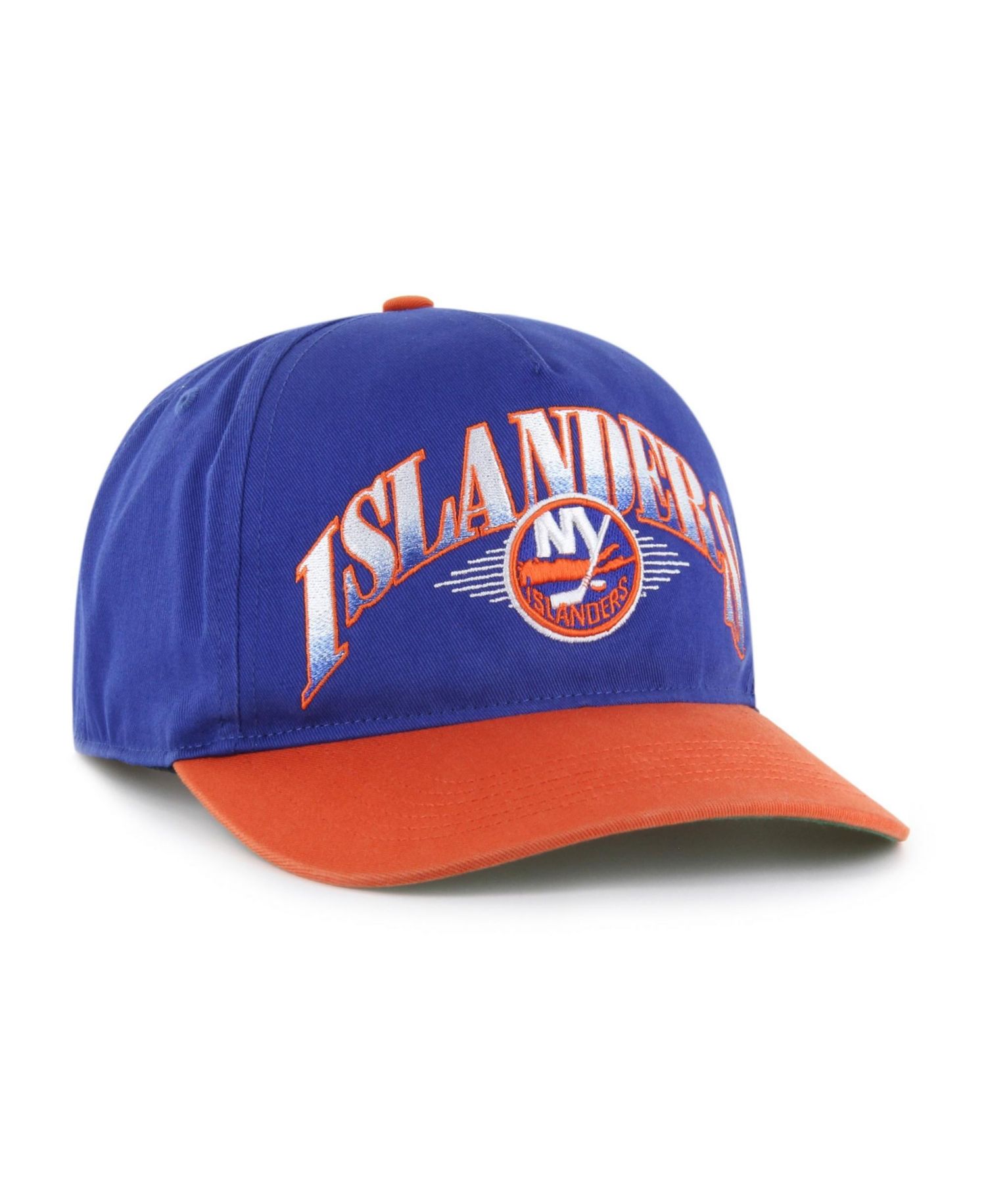 Men's '47 Royal/Orange New York Islanders Atkin Vintage Relaxed Hitch Adjustable Hat