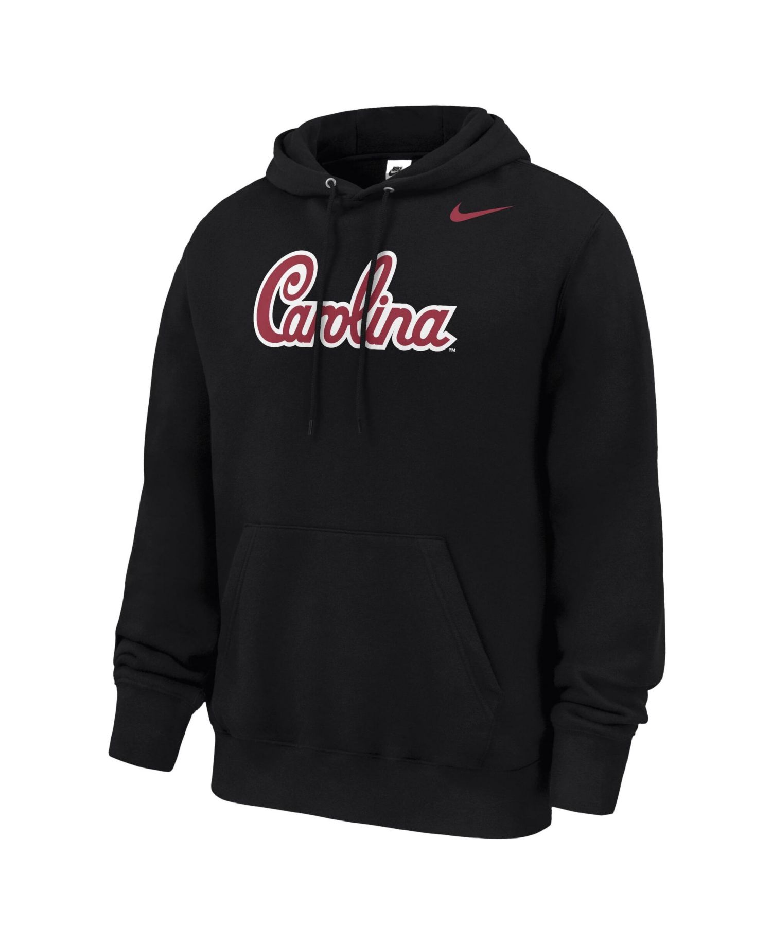 Men's Black South Carolina Gamecocks Script Club Fleece Hoodie