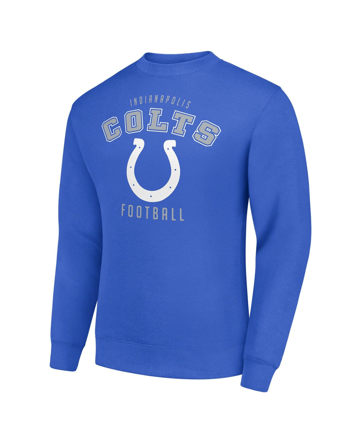 Men's Royal Indianapolis Colts Team Logo Pullover Sweatshirt