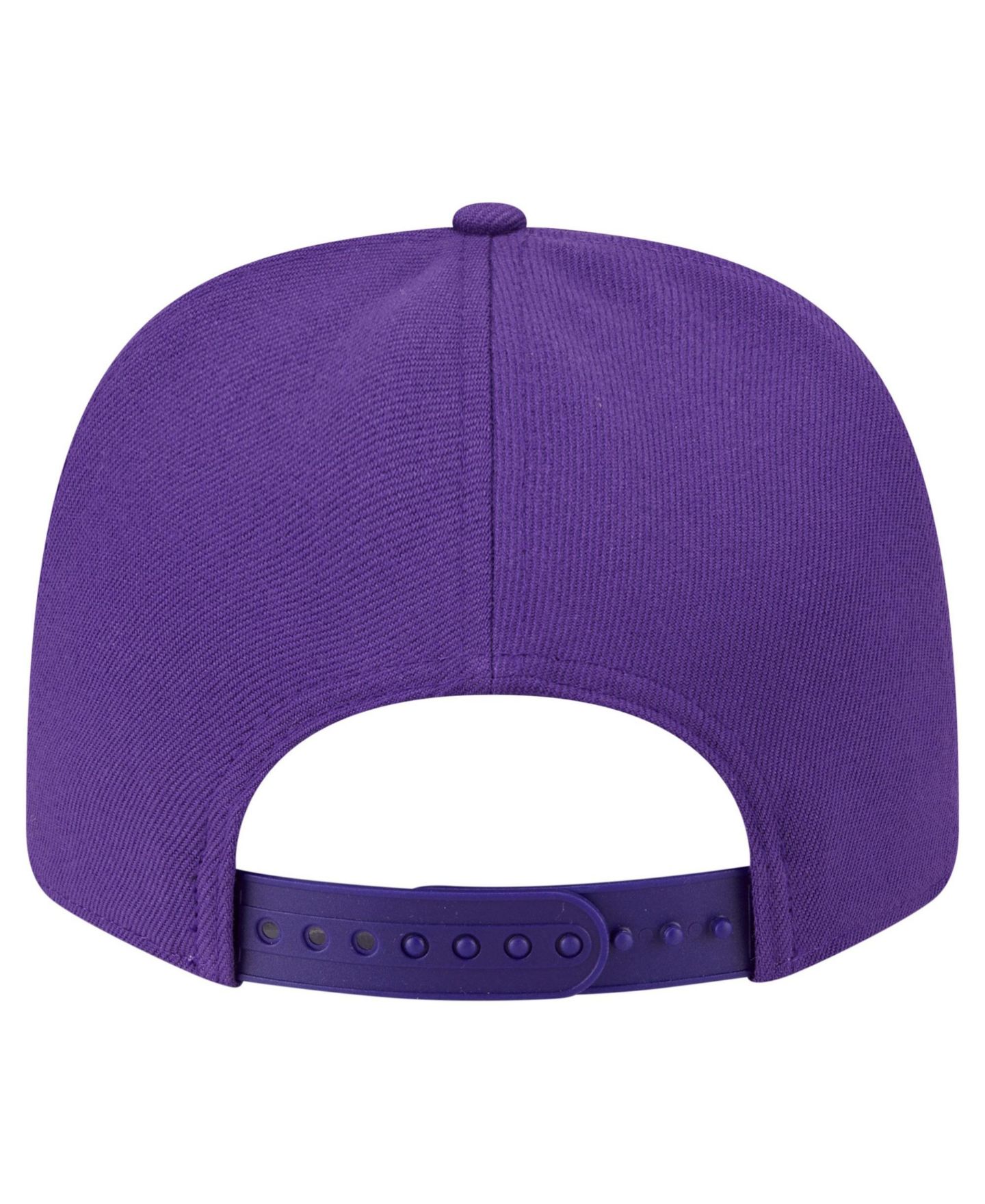 Мужская кепка New Era Purple Los Angeles Lakers Rope 9SEVENTY Adjustable Hat — фото 4