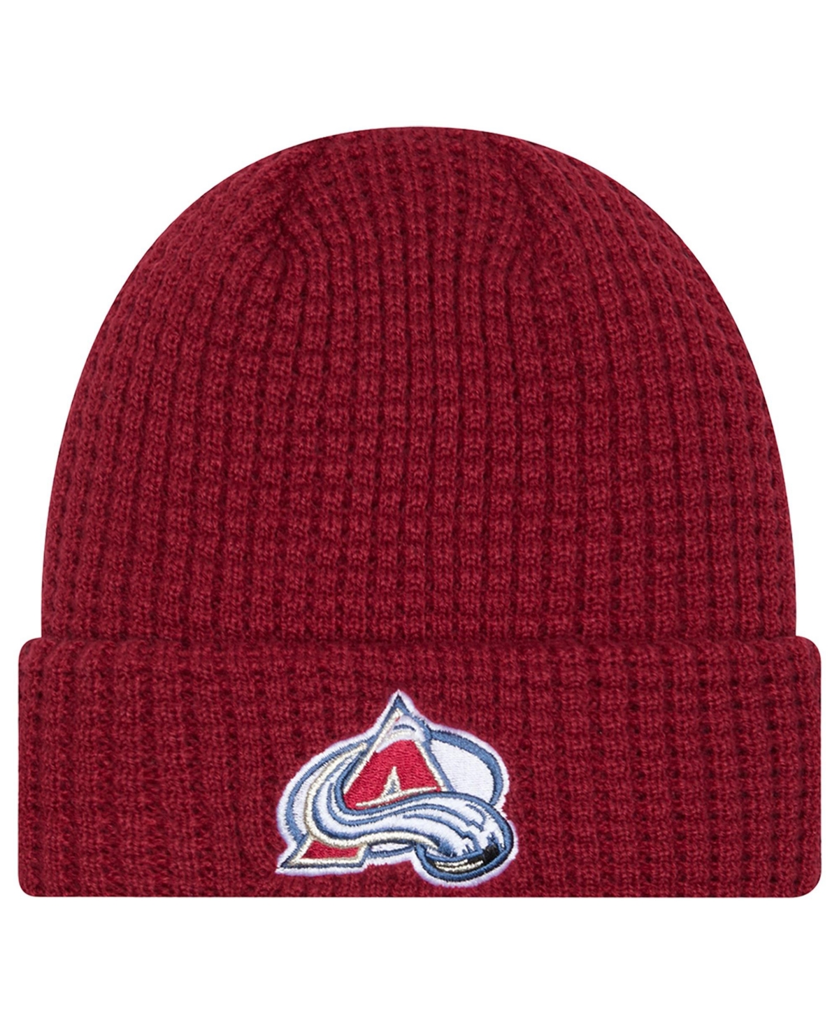 New Era Men's Colorado Avalanche Waffle-Knit Cuffed Knit Hat