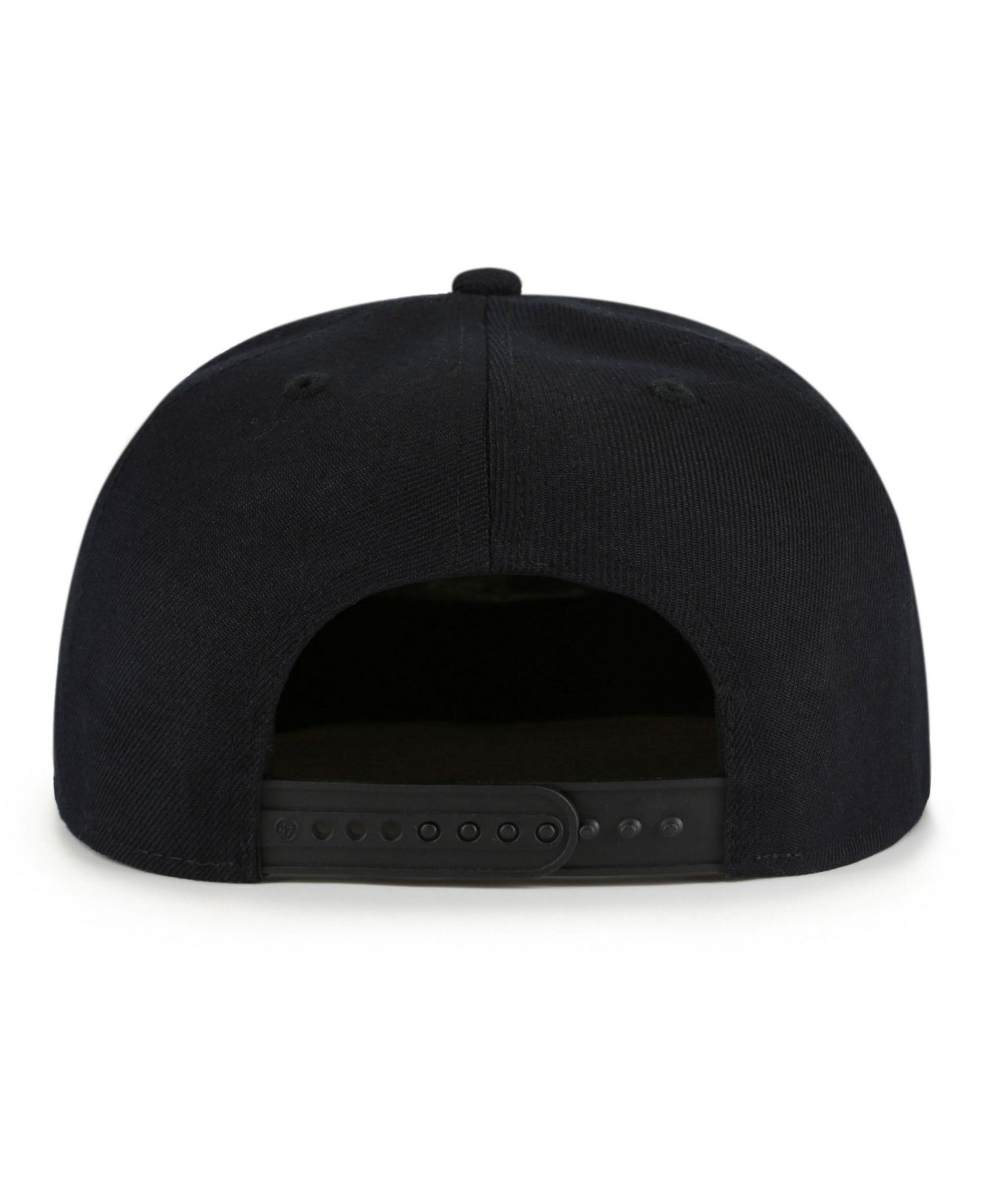 Men's '47 Black Anaheim Ducks No Shot Captain Snapback Hat