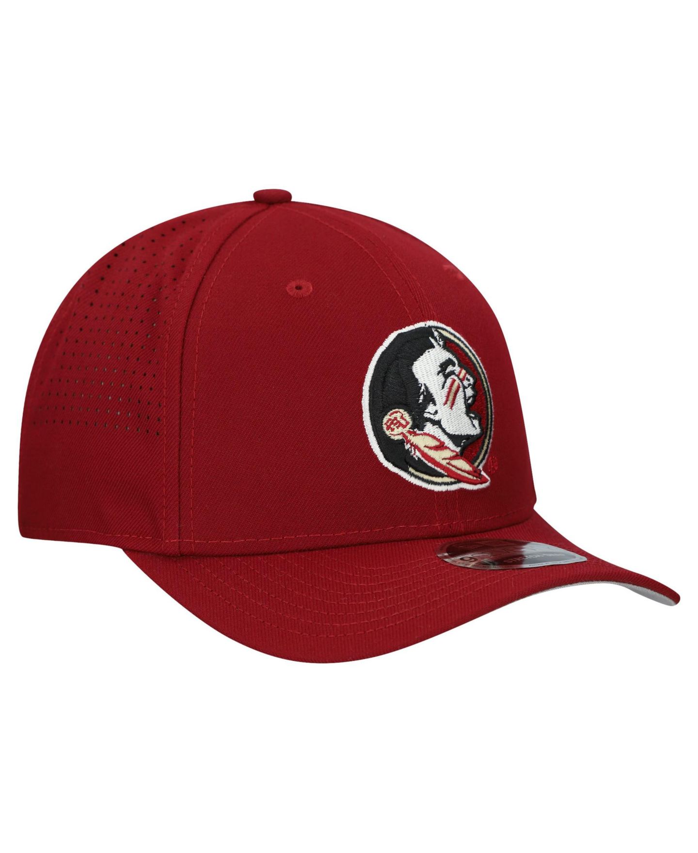 Мужская кепка New Era Garnet Florida State Seminoles Team 9SEVENTY Adjustable Hat — фото 3