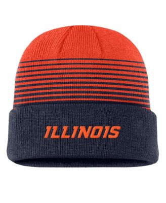 Men's Navy/Orange Illinois Fighting Illini 2026 On-Field Gradient Terra Cuffed Knit Hat
