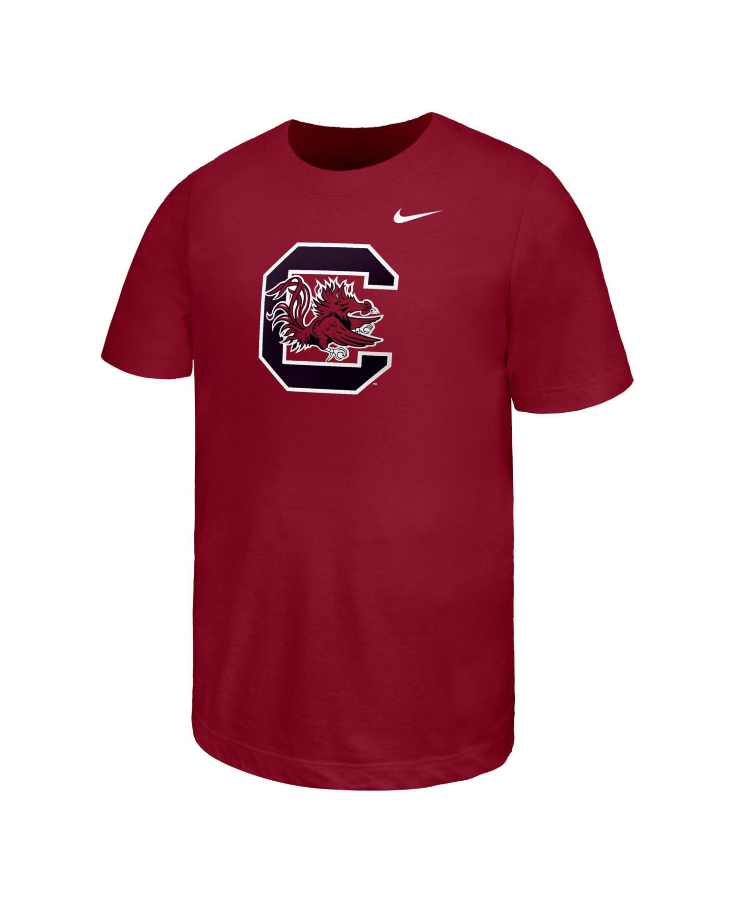Big Boys and Girls Garnet South Carolina Gamecocks Logo T-Shirt
