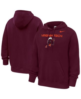 Men's Maroon Virginia Tech Hokies Rushing Hokie Club Fleece Hoodie