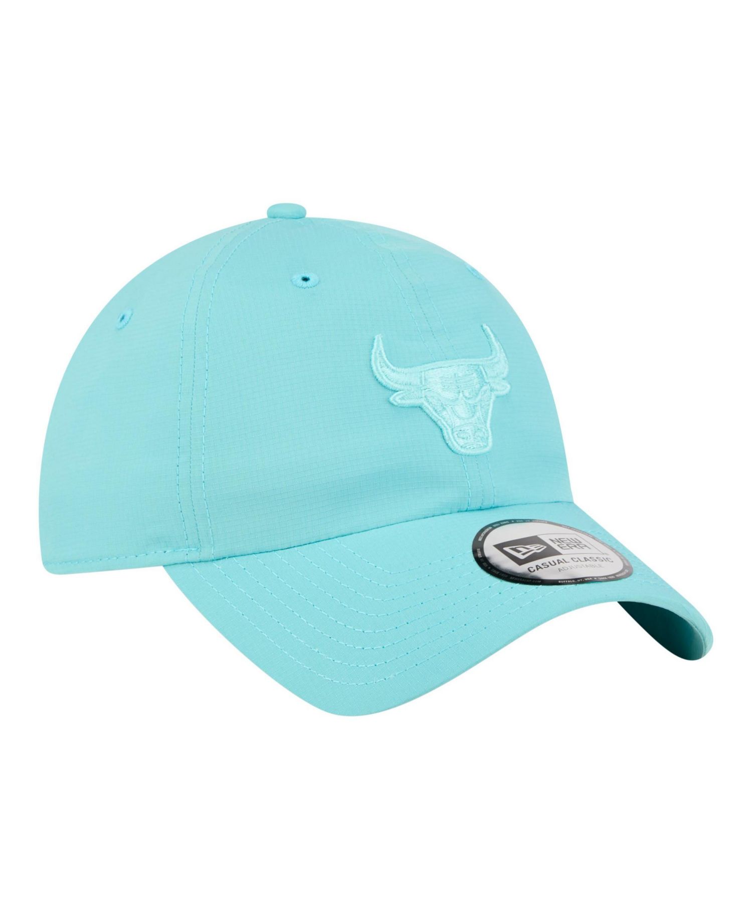 Men's and Women's Turquoise Chicago Bulls Color Pack Ripstop Casual Classic Adjustable Hat