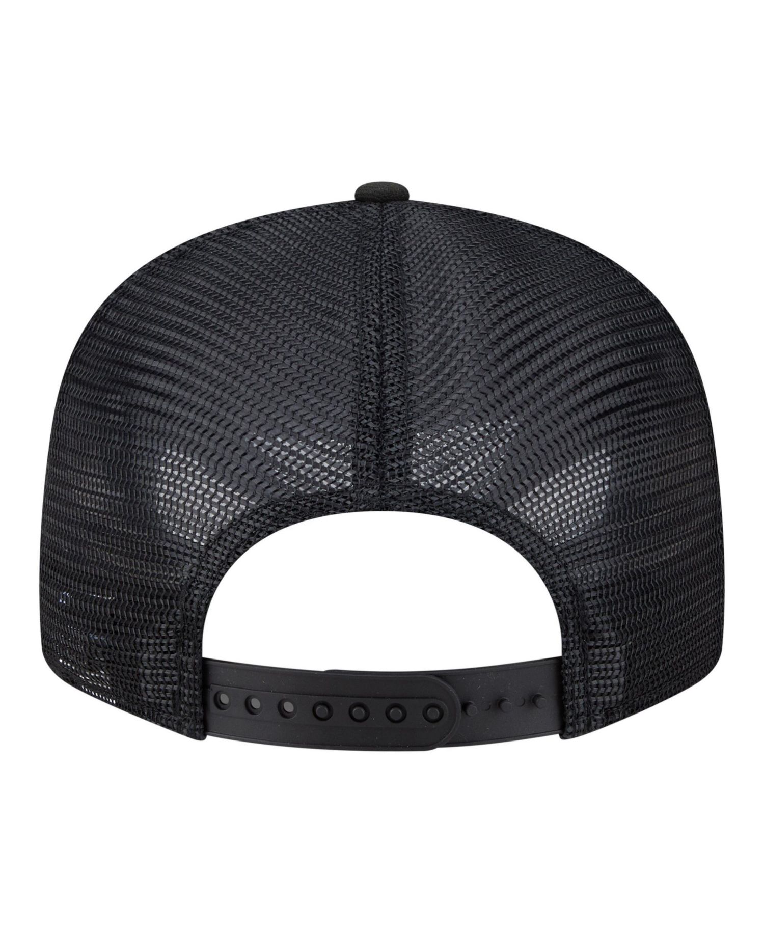 Men's Black Golden State Warriors Block Split Panel 9FIFTY Snapback Hat