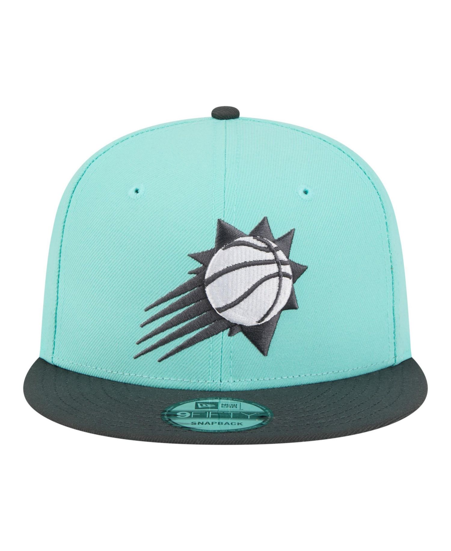 Men's Turquoise/Charcoal Phoenix Suns Color Pack Two-Tone 9FIFTY Snapback Hat