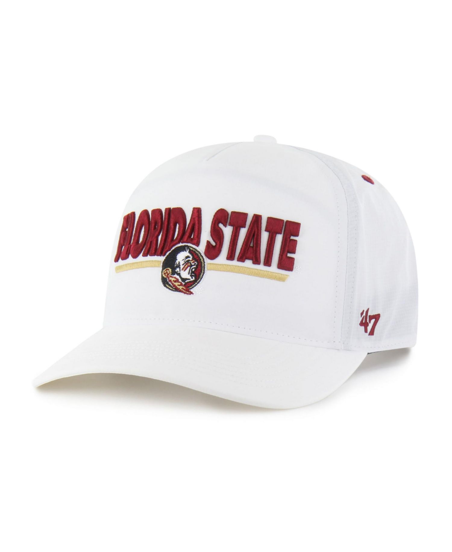 Men's and Women's '47 White Florida State Seminoles brrr&deg; Expressway Hitch Adjustable Hat