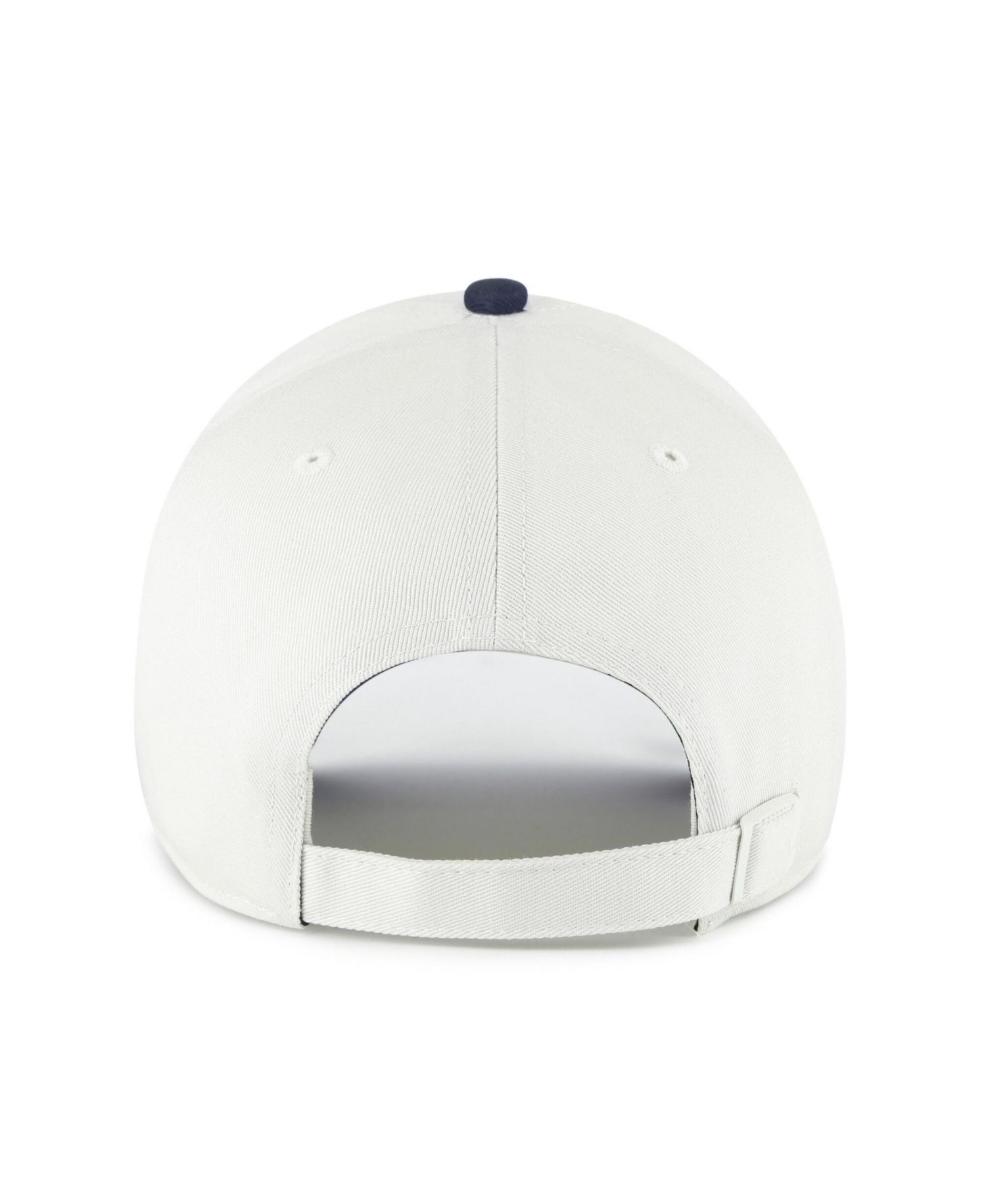 Men's '47 White/Navy North Carolina Tar Heels Contemporary Basics Two Tone Clean Up Adjustable Hat