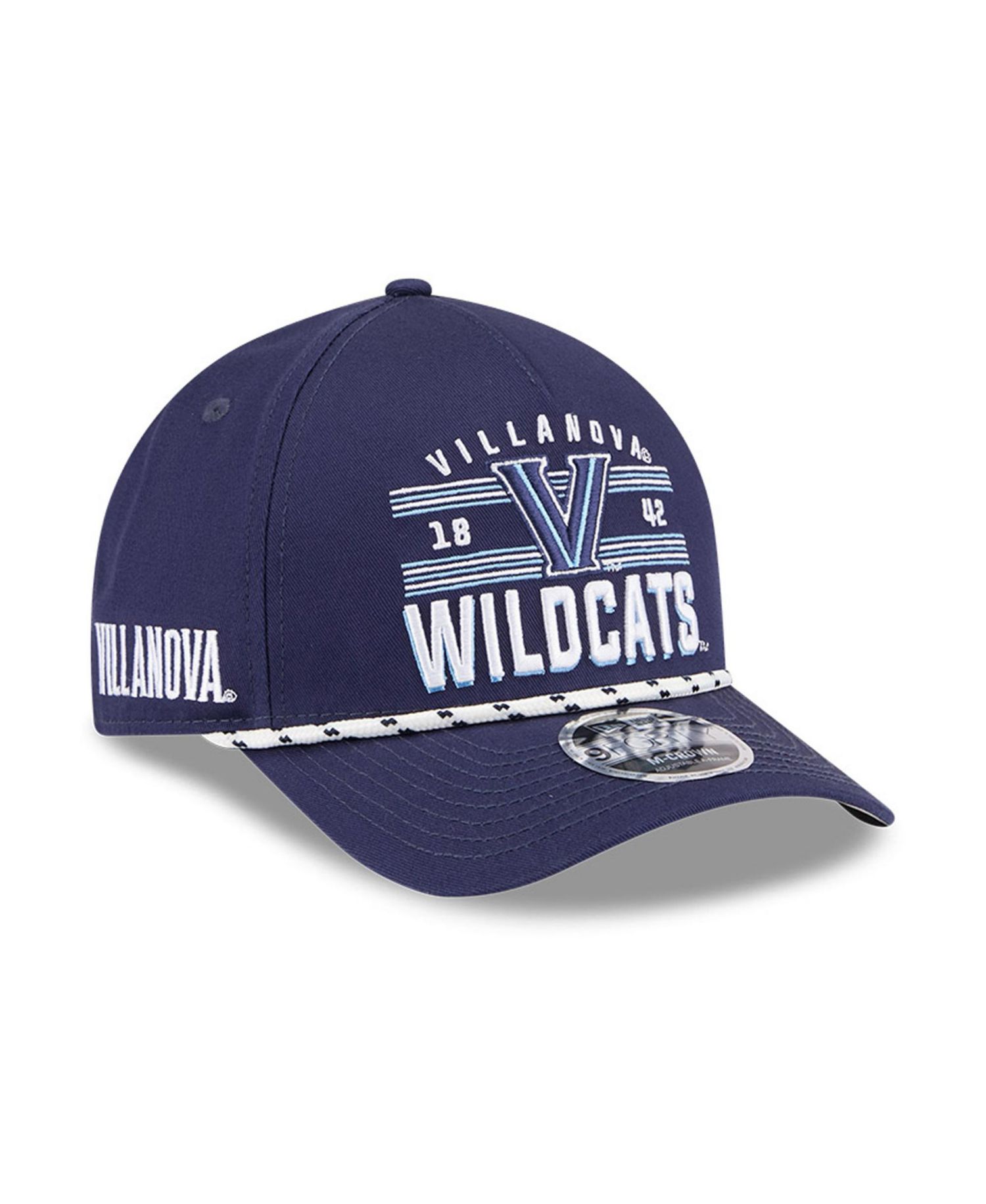 Men's Navy Villanova Wildcats Historic March Madness 9FORTY M-Crown Adjustable Hat